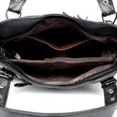 CLASSIC Washed Sheepskin Tassel Bag Texture - Swefashionstore