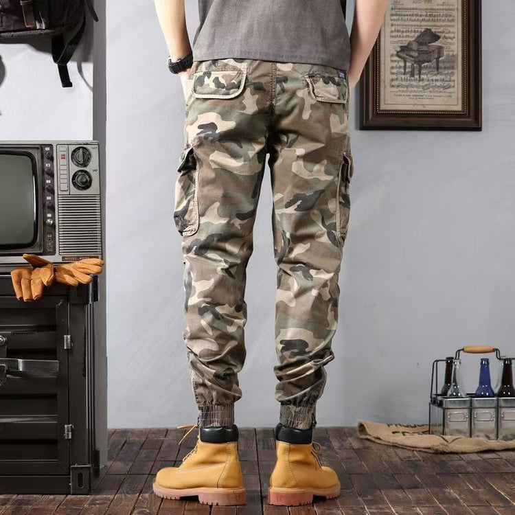 Camouflage Cargo Pants Loose Fit - Swefashionstore