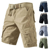 Summer Cargo Shorts With Pockets Fashion Solid Short Pants - Swefashionstore