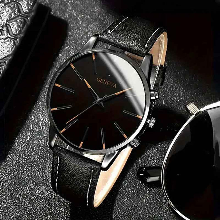 Waterproof Senior Quartz Watch for Timeless Style and Reliability - Swefashionstore