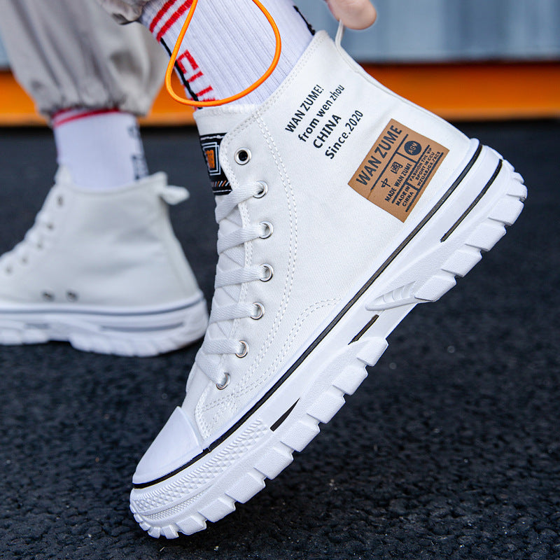 Herren High-Top CANVAS Schuhe Trendy