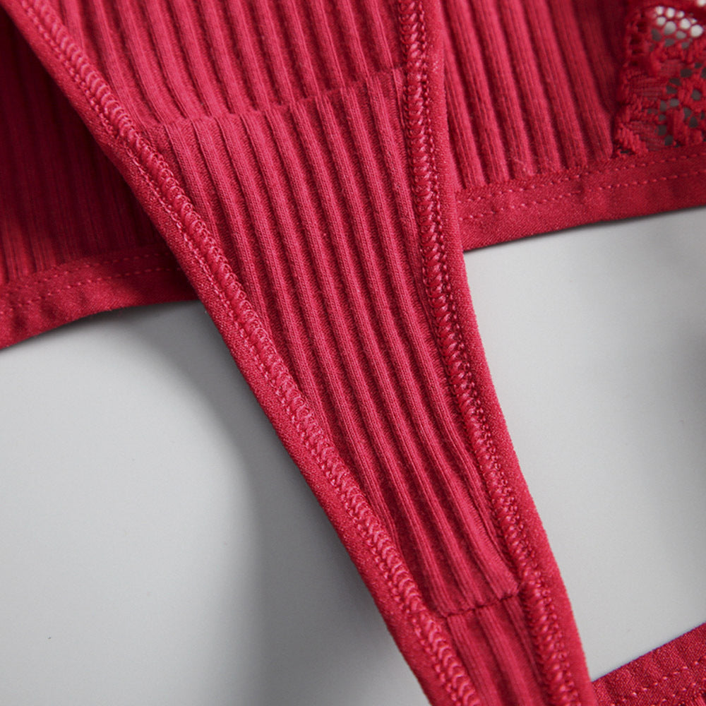 WEDDING Underwear LOW-WAIST Full COTTON Women's Lace