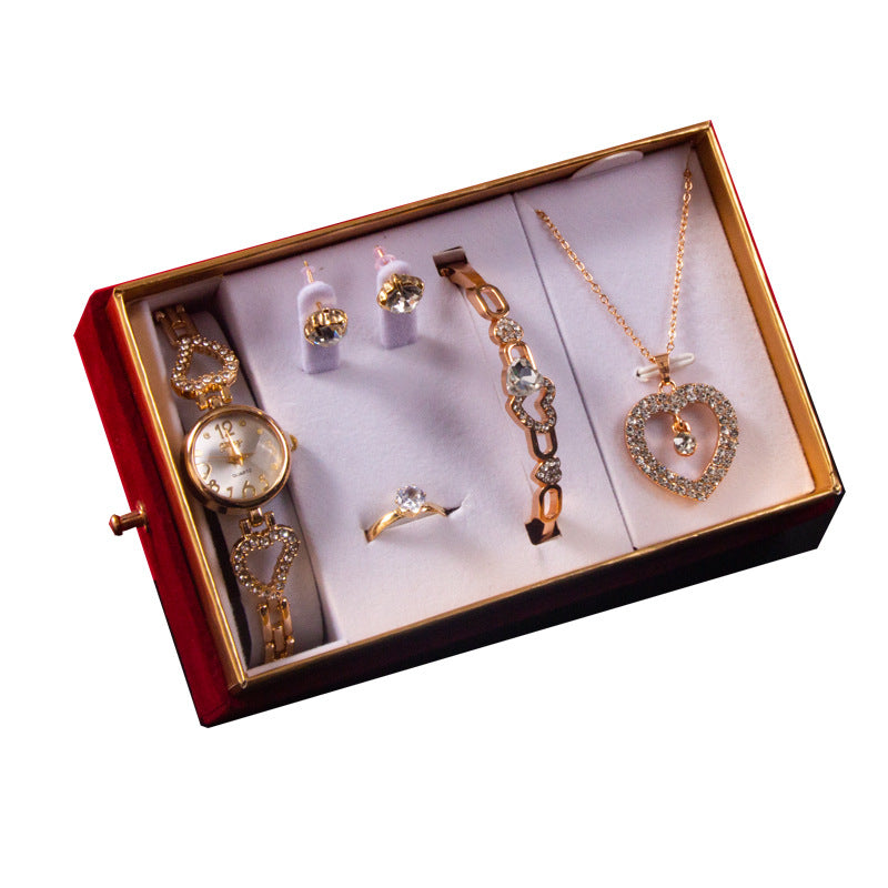 Göttinnenfest mit Hand-Geschenkset, Uhr, Armband, Halskette, Ohrstecker