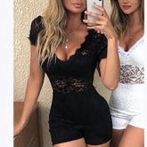 SUMMER New V-neck Slim Lace Women&