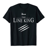 FUNNY Line King T-shirt FASHION Birth - Swefashionstore
