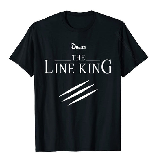FUNNY Line King T-shirt FASHION Birth - Swefashionstore