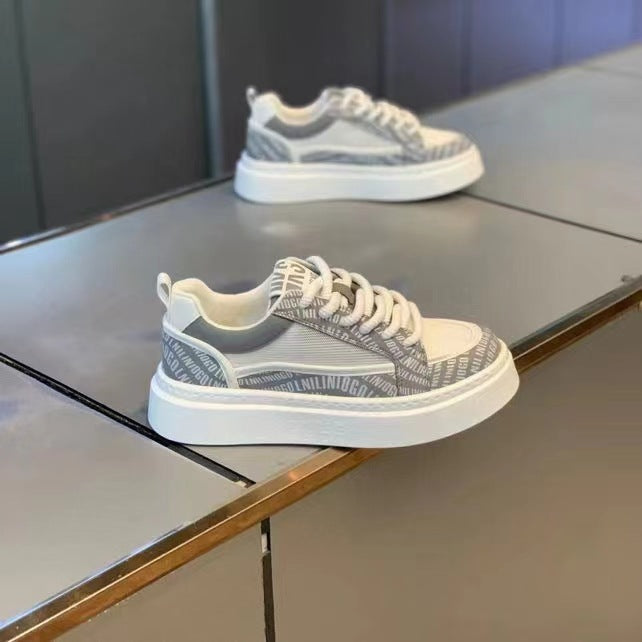THICK BOTTOM Wear-resistant Board Shoes Breathable Fashion Sneaker - Swefashionstore