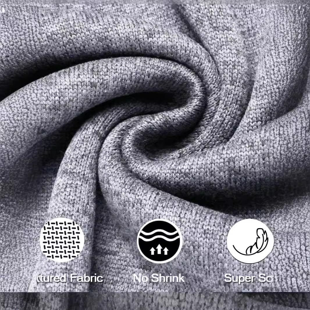 Gray Long Sleeves Thickening Polo Shirt - Swefashionstore