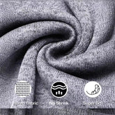 Gray Long Sleeves Thickening Polo Shirt - Swefashionstore