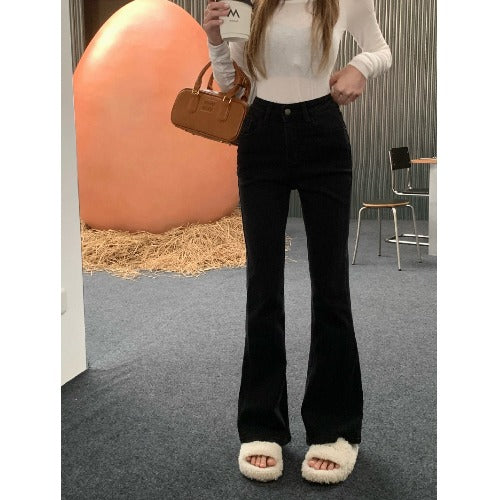 Bestseller Damen Retro Stretch Low-Waist Skinny Jeans