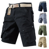 Summer Cargo Shorts With Pockets Fashion Solid Short Pants - Swefashionstore
