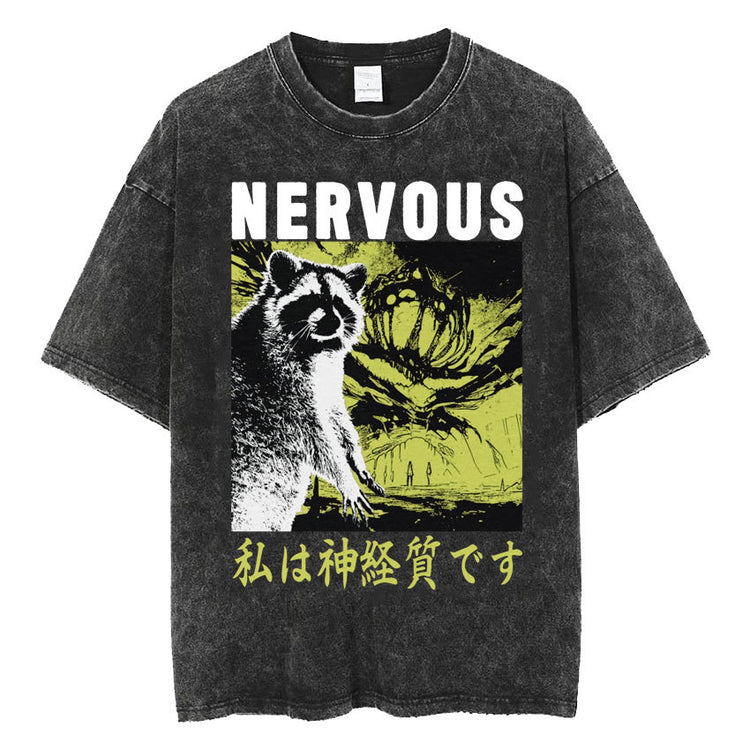 Fashion Personality Frog Print Men&