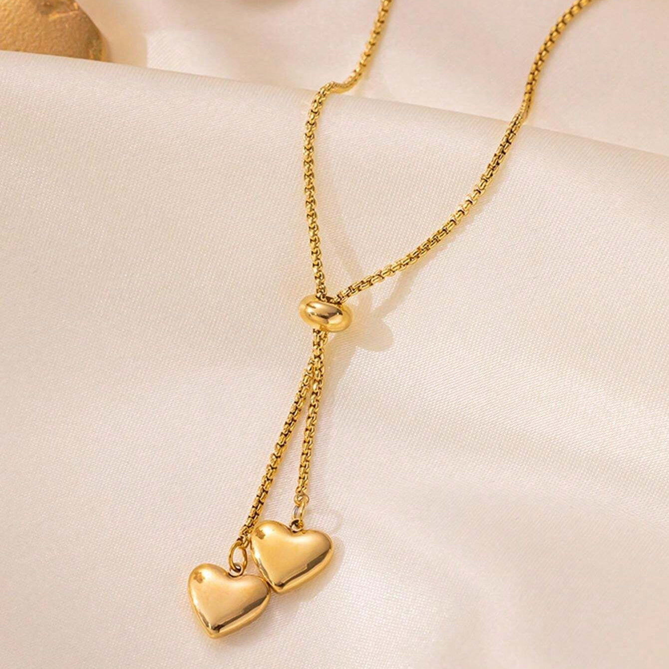 Love Pendant Necklace Net Red Personality Ins Cold Style Titanium Steel - Swefashionstore