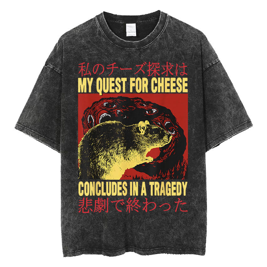 Fashion Personality Frog Print Men&