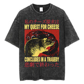 Fashion Personality Frog Print Men&