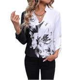 FLOWER FASHION Individual Casual Loose Women&