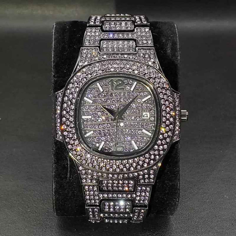 Special-interest Full Diamond Rap Hip Hop Watch - Luxury Timepiece - Swefashionstore