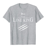 FUNNY Line King T-shirt FASHION Birth - Swefashionstore