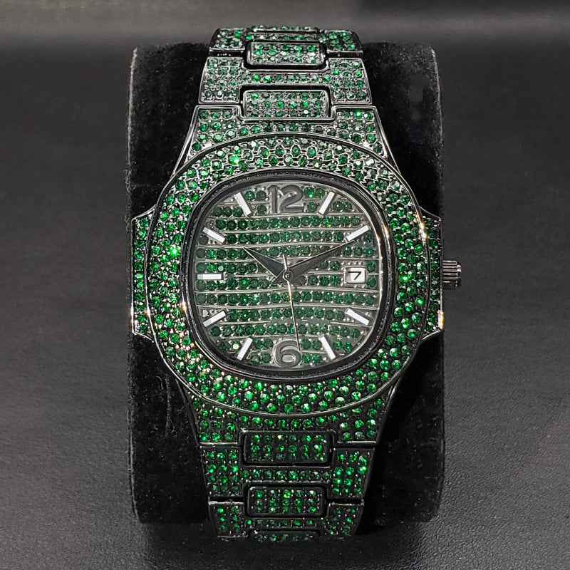 Special-interest Full Diamond Rap Hip Hop Watch - Luxury Timepiece - Swefashionstore