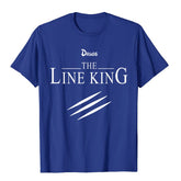 FUNNY Line King T-shirt FASHION Birth - Swefashionstore