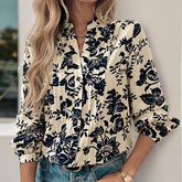 RETRO Printed Elegant Shirt Top For Women - Swefashionstore
