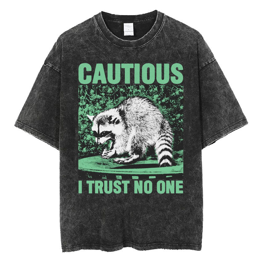 Fashion Personality Frog Print Men&