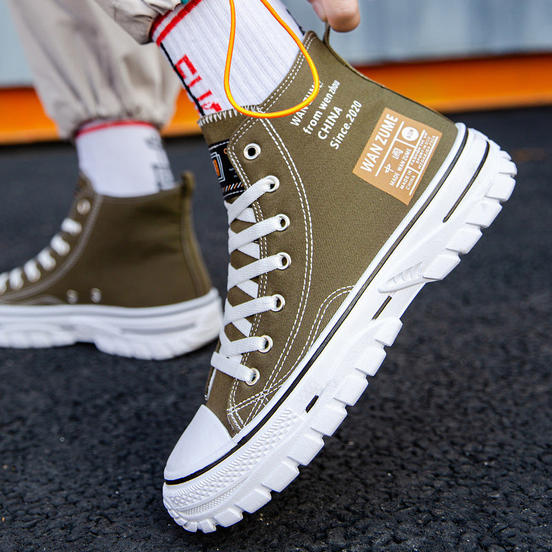 Herren High-Top CANVAS Schuhe Trendy