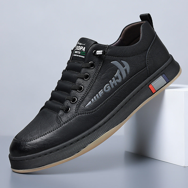 Neue atmungsaktive, allpassende Casual Herren-Lederschuhe