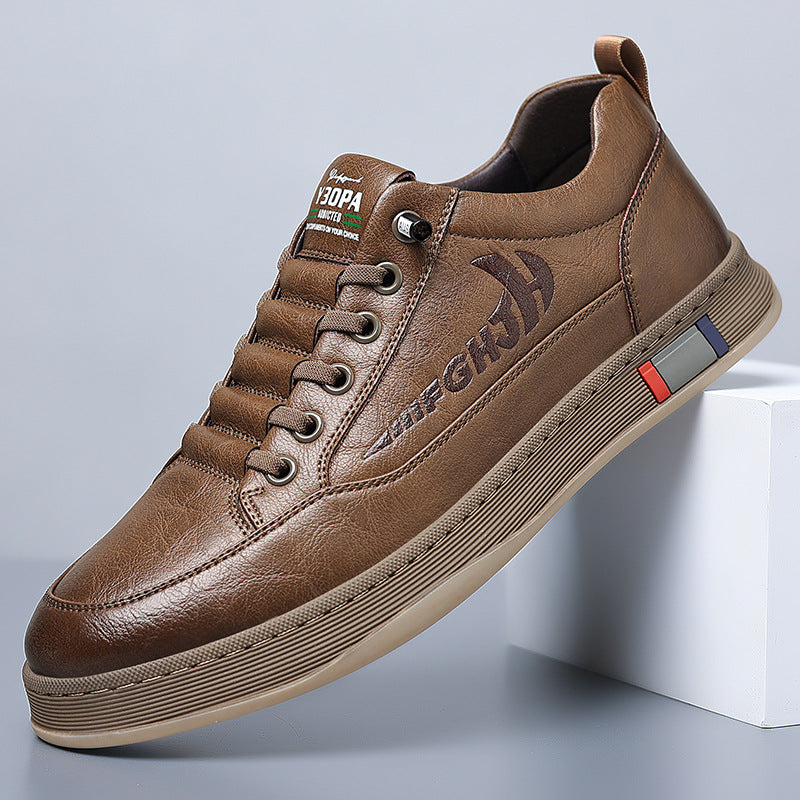 Neue atmungsaktive, allpassende Casual Herren-Lederschuhe