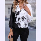 FLOWER FASHION Individual Casual Loose Women&