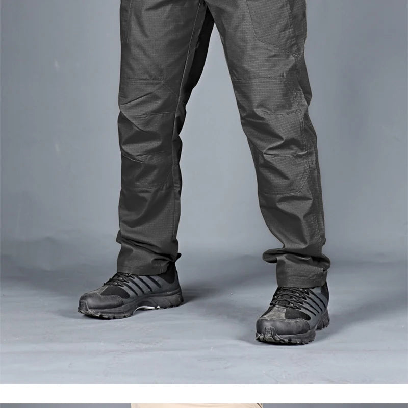 New Mens Tactical Pants Multiple Pocket Elasticity Military Urban Commuter Tacitcal Trousers Men Waterproof Cargo Pant 6XL - Swefashionstore