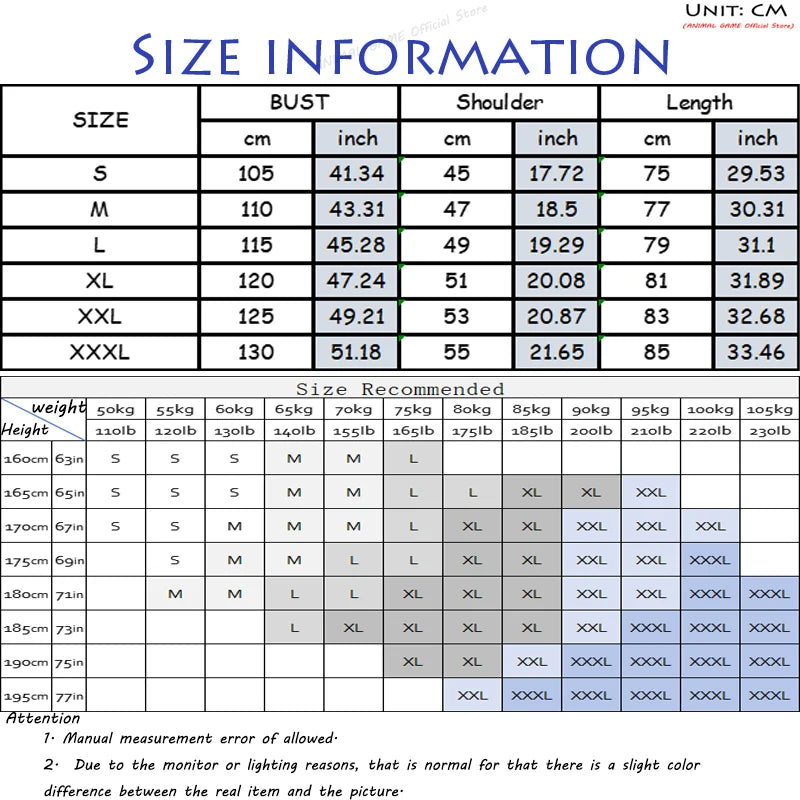 ANIMAL GAME Sweatwear Hoodies Long Sleeve - Swefashionstore