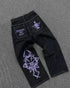 Retro Y2k Pants Hip Hop Skull Pattern Streetwear - Swefashionstore