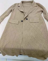 Cashmere Sweater Cardigan for Ladies - Cozy Wool Windbreaker Style - Swefashionstore