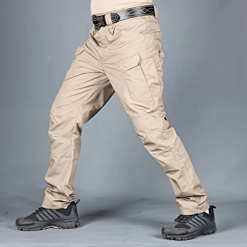 New Mens Tactical Pants Multiple Pocket Elasticity Military Urban Commuter Tacitcal Trousers Men Waterproof Cargo Pant 6XL - Swefashionstore