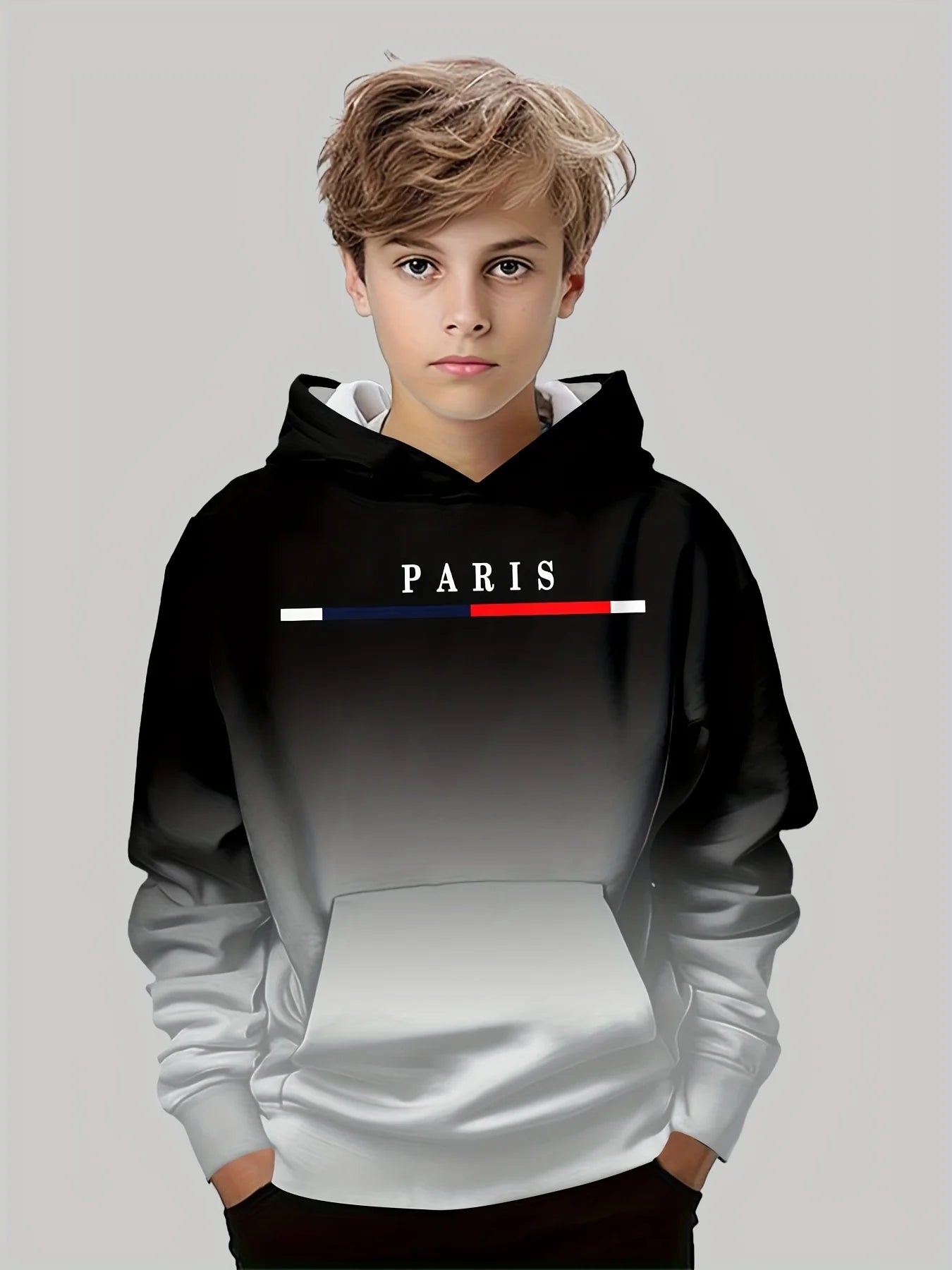 Kids Clothes Boys And Girls Hoodies Long-Sleeve 3D Letter Print