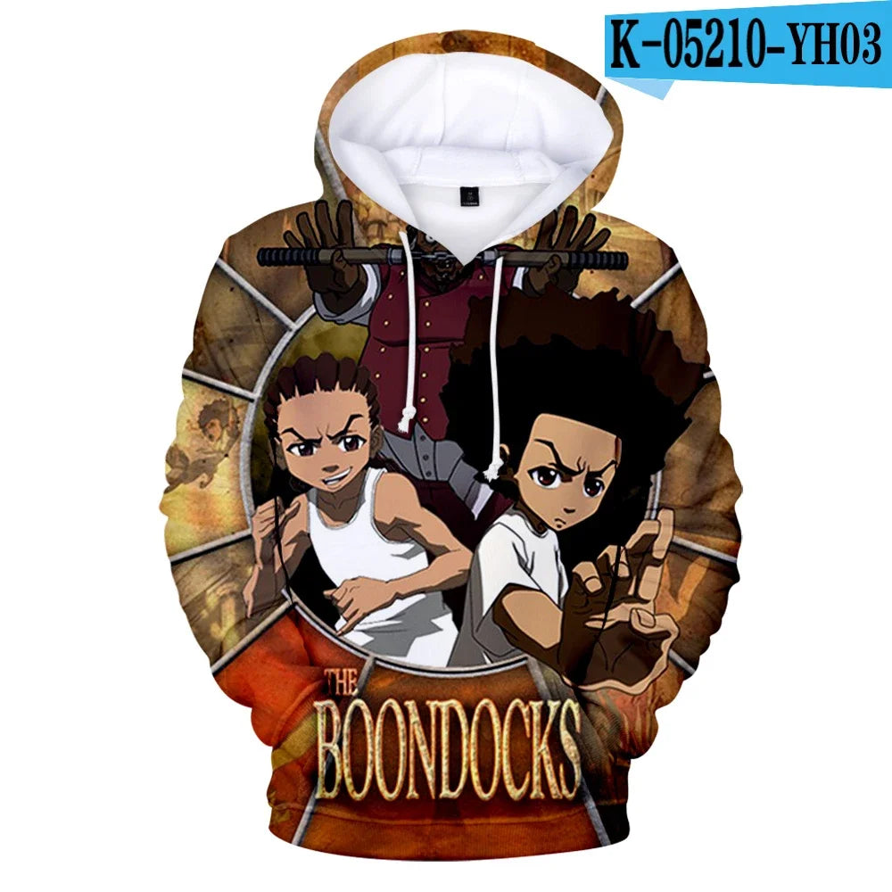 Die BOONDOSCKS Hoodies 3D FASHION Langarm-Sweatshirt