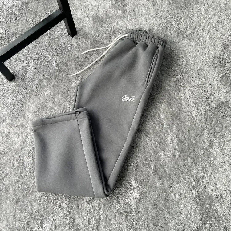 Street Casual Loose High-waisted Sweatpants Men Y2k Harajuku Hip-hop Fashion Versatile Oversized Trouser Women - Swefashionstore