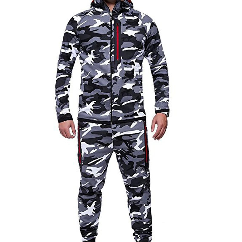 NEW Suits Hoodies and Pants Sets CAMO For Men Fashion