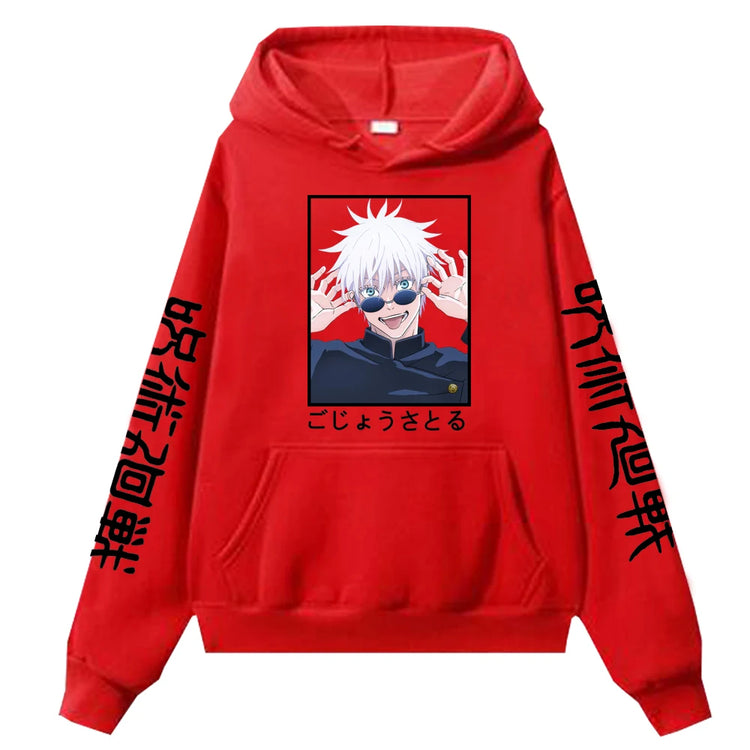 Jujutsu Kaisen Gojo Satoru-Printed Men Women Hoodies - Swefashionstore