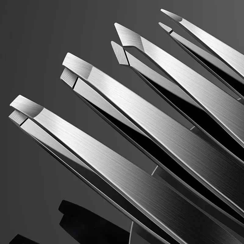 4Piece Professional Tweezers Set for Precision Grooming and Beauty Care - Swefashionstore