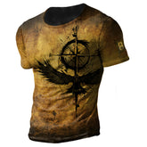 BESTSELLER Summer T-shirt Compass Printed - Swefashionstore