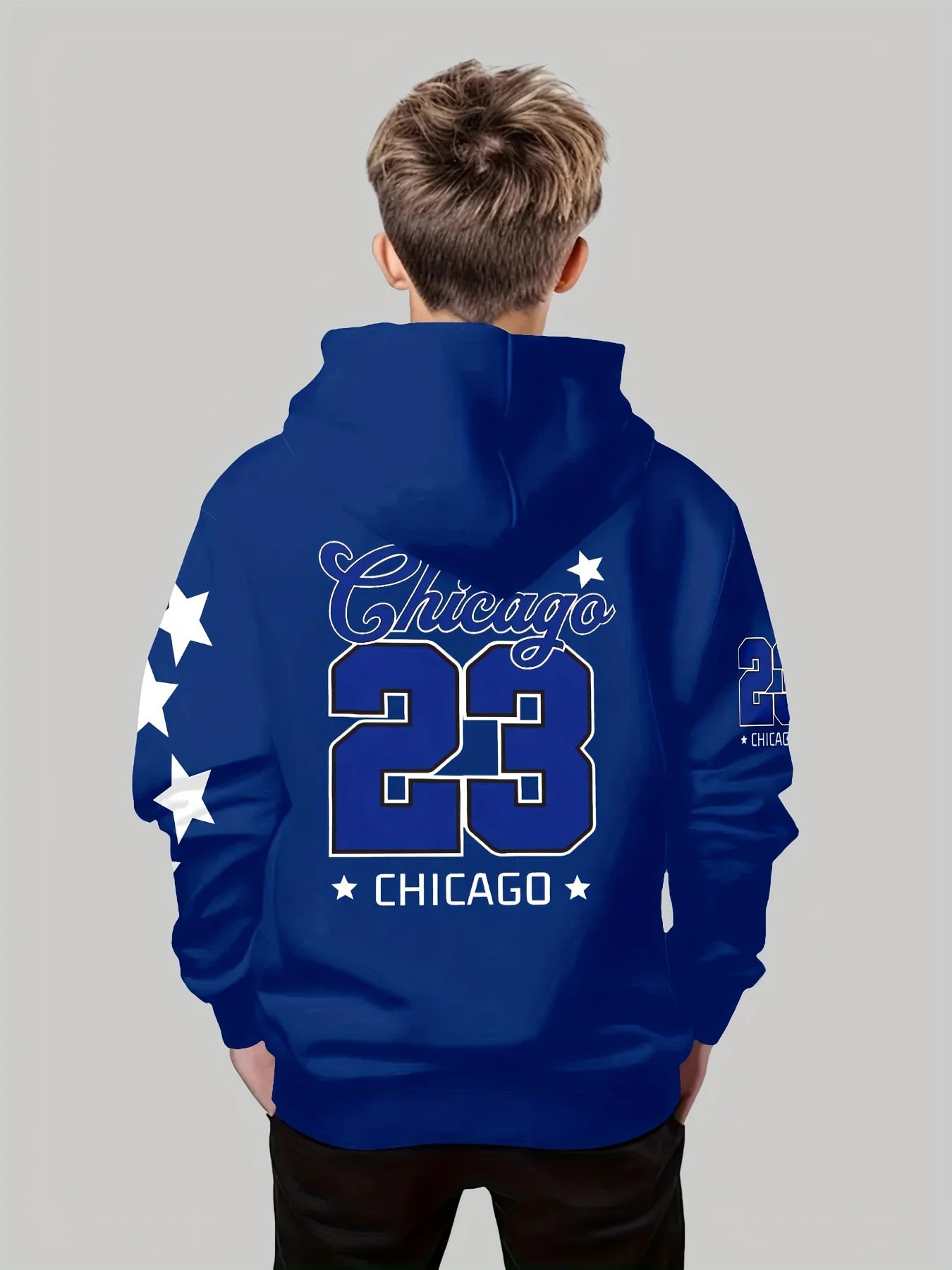 Kids Clothes Boys And Girls Hoodies Long-Sleeve 3D Letter Print
