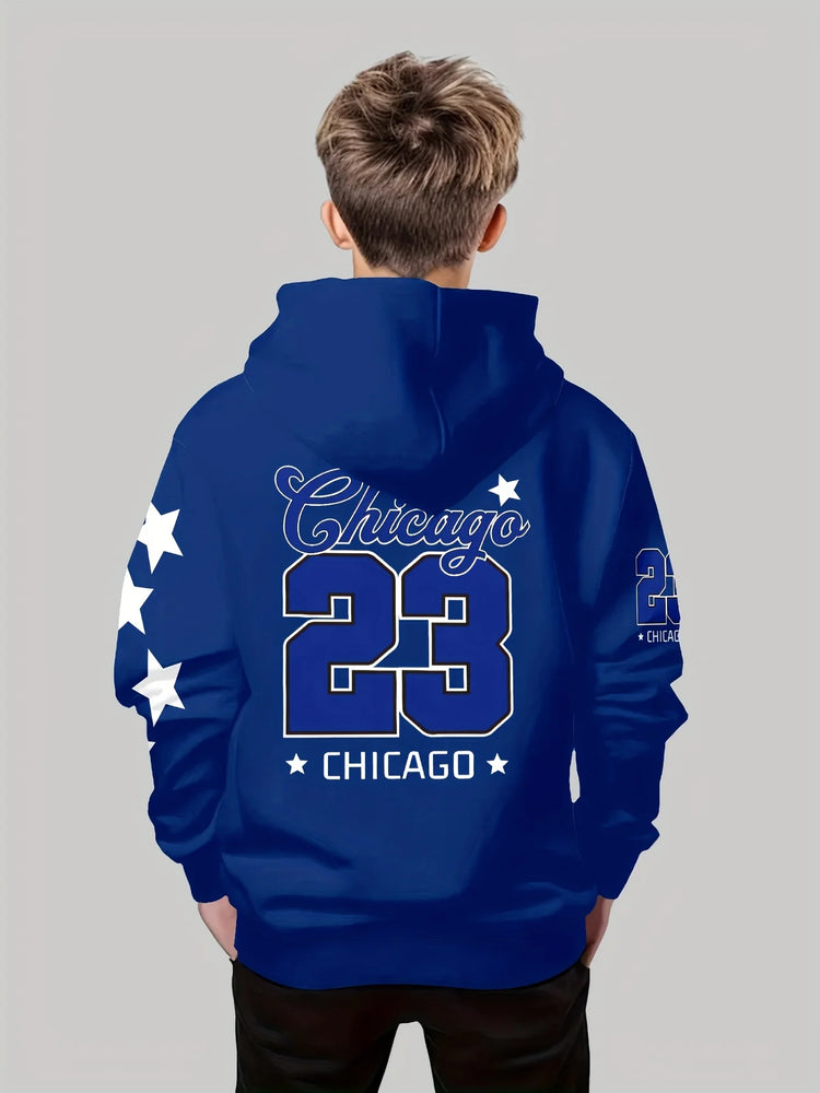 Kids Clothes Boys And Girls Hoodies Long-Sleeve 3D Letter Print - Swefashionstore