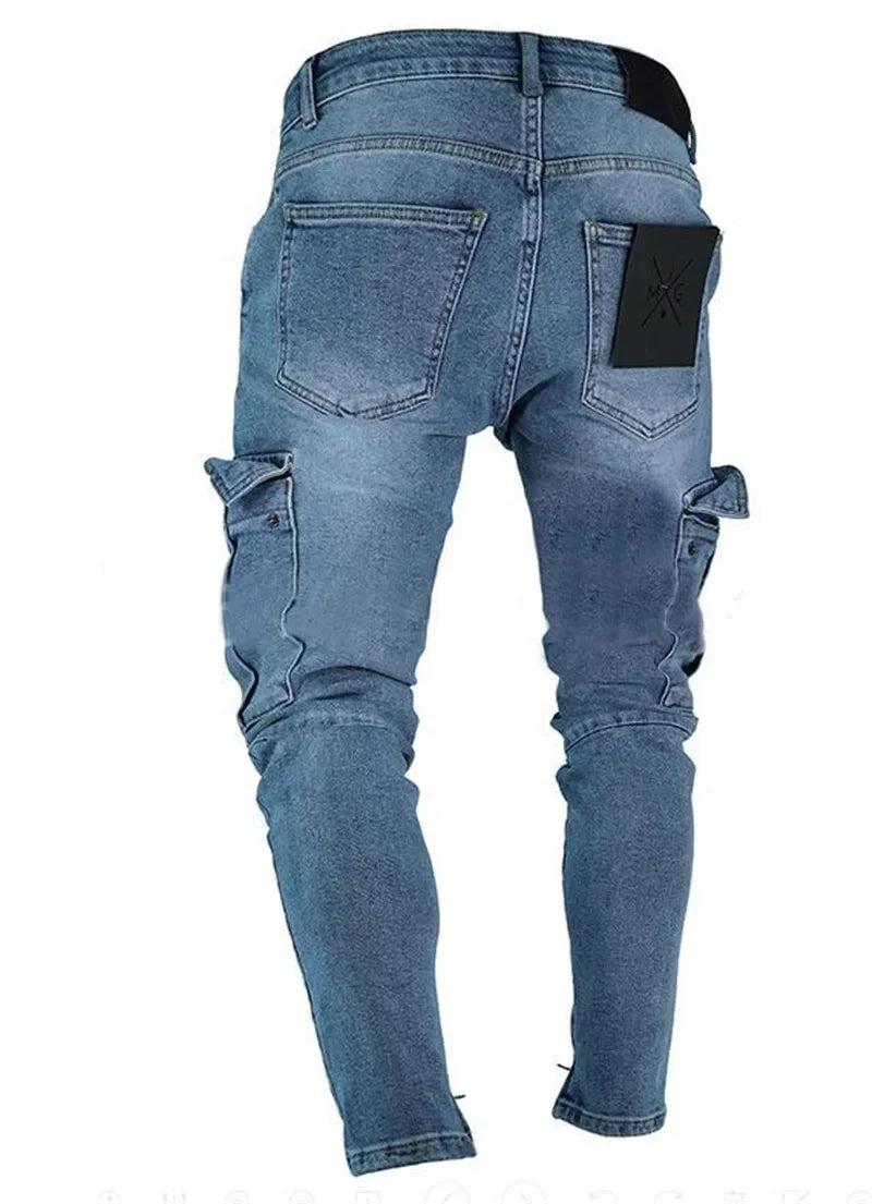 NEUE Heißer Verkauf Stretch herren Mode TRENDY Casual Skateboard JEANS