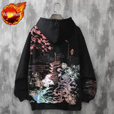 HOODED Embroidered HARAJUKU Sweatshirts for Men - Swefashionstore