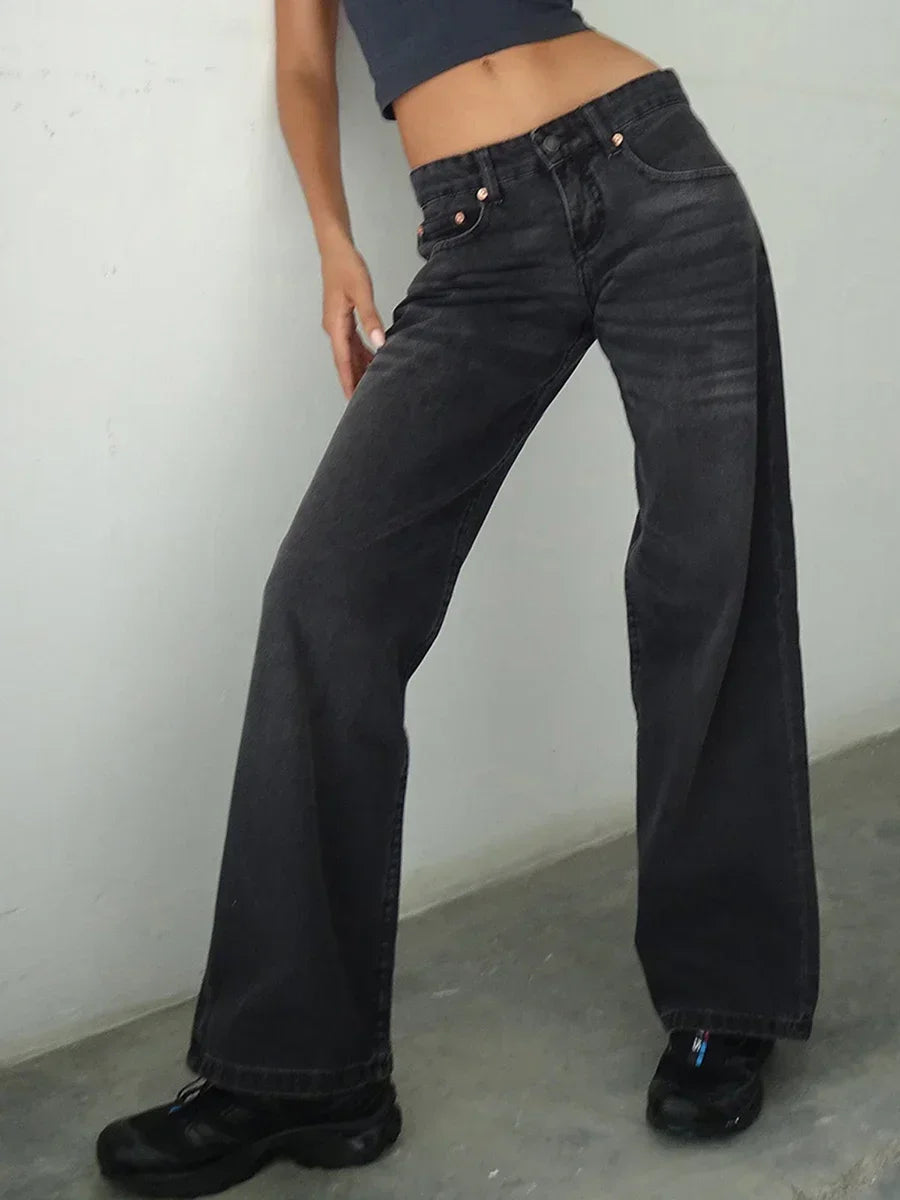 Women Casual Low Rise Jeans - Swefashionstore