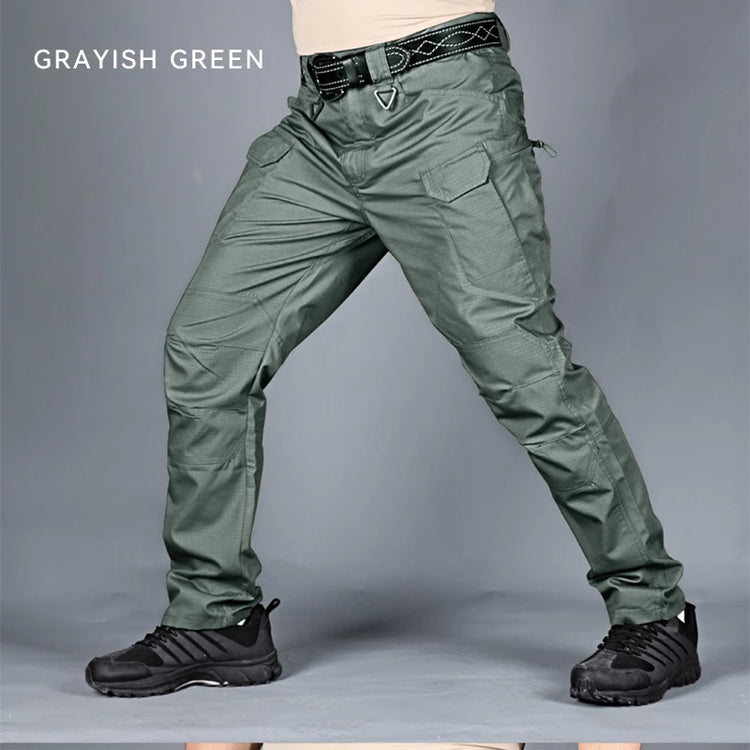 New Mens Tactical Pants Multiple Pocket Elasticity Military Urban Commuter Tacitcal Trousers Men Waterproof Cargo Pant 6XL - Swefashionstore