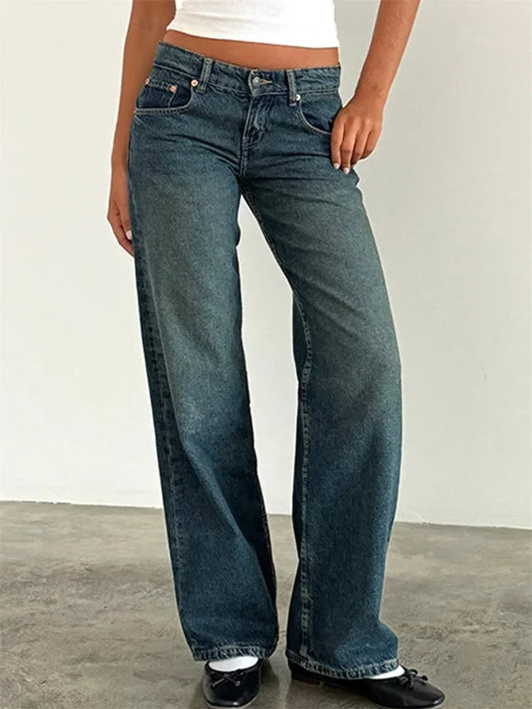 Women Casual Low Rise Jeans - Swefashionstore