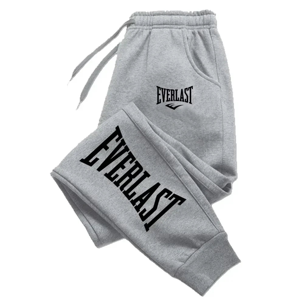 EVERLAST Men Women Jogging Sweatpants Running 2025 Trousers Fleece Streetwear Sport Oversized Jogger Sweat Pants 2025 Clothing - Swefashionstore